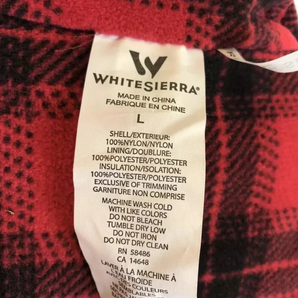 White Sierra Boy’s Size L Reversible Coat Red/Blue